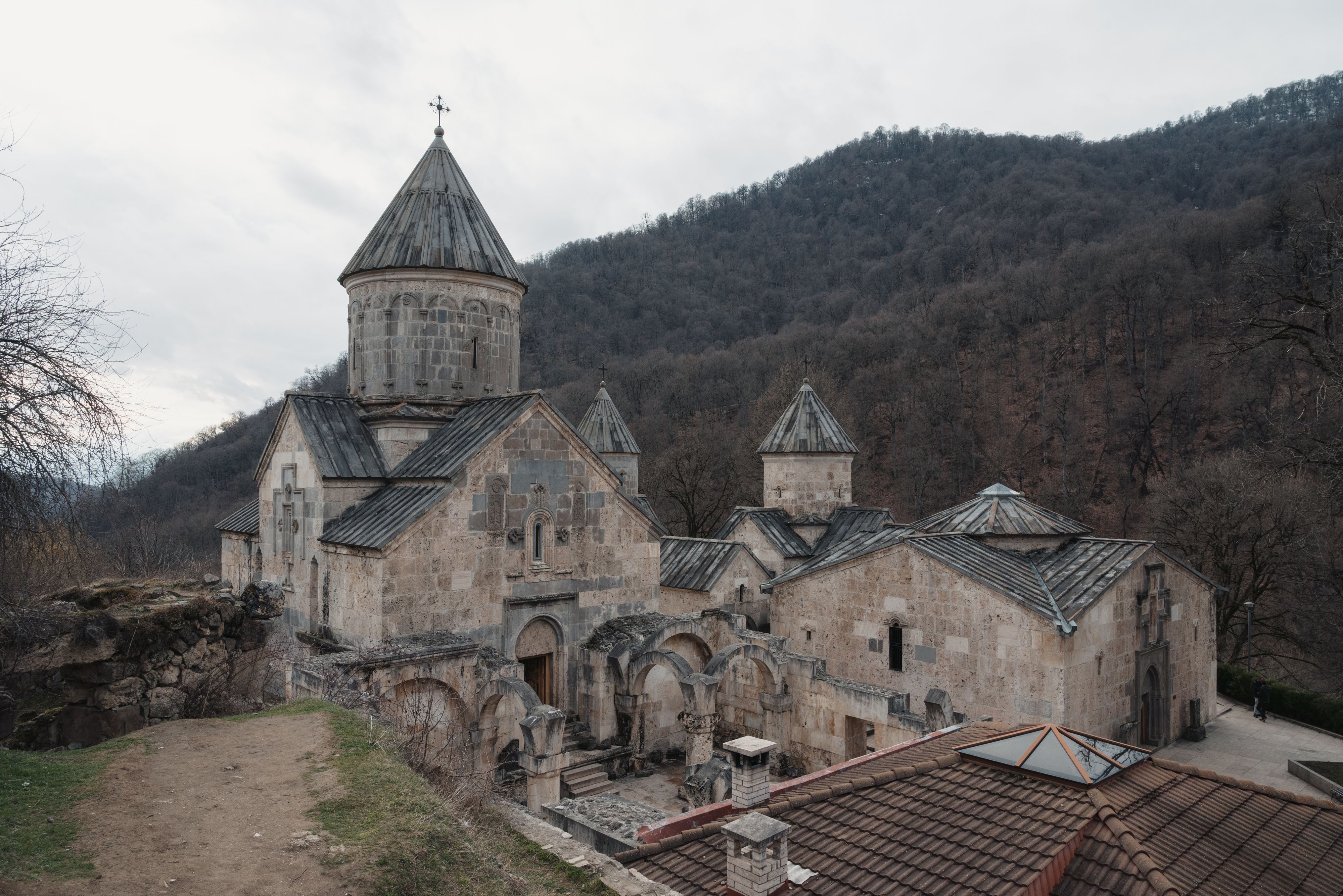 Монастырь Агарцин в марте