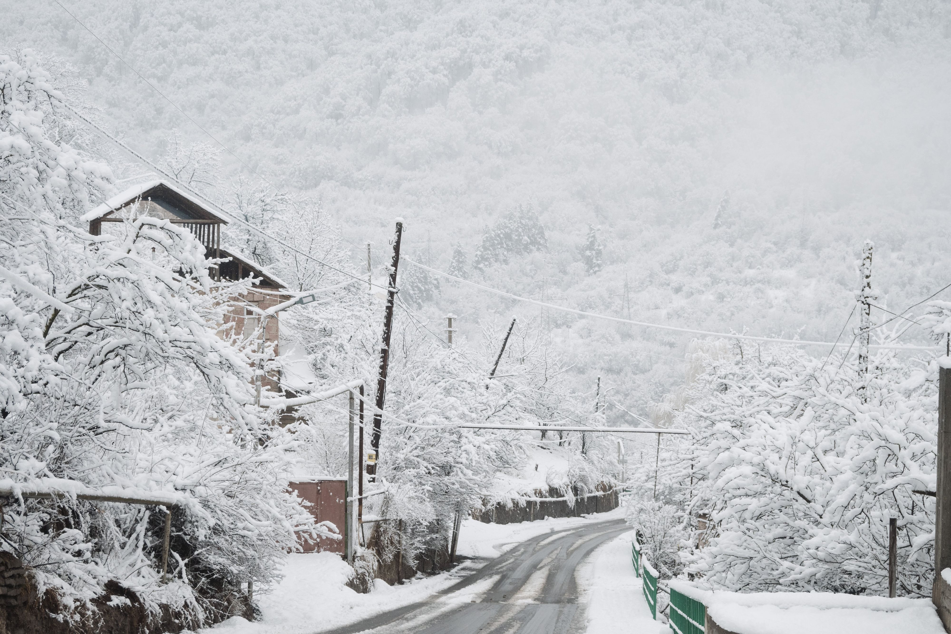 Весенний снегопад