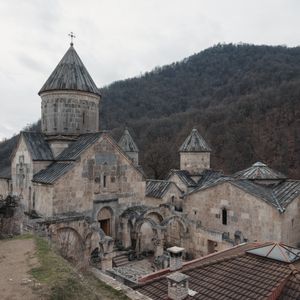 Монастырь Агарцин в марте